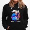 Disney Stitch Tinkerbell Us Flag Never Forget 911 Hoodie