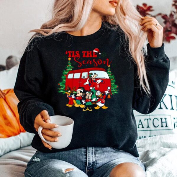 Disney The Red Christmas Truck Til The Season Mickey Sweater