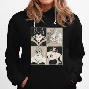 Disney Villains Malificent Ursula Cruella Hoodie