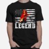 Distressed American Flag Legend Bonnie Raitt T-Shirt