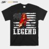 Distressed American Flag Legend Bonnie Raitt T-Shirt