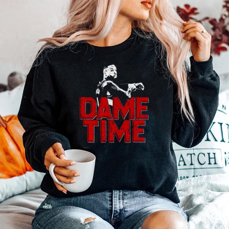 Distressed Design Dame Time Damian Lillard Sweater