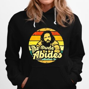 Distressed Design The Big Lebowski The Dude Abides Hoodie