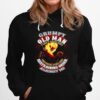 Distressed Grumpy Old Man I Cant Go To Hell The Devil Still Has Restraining Order Against Me Flaming Skull Hoodie