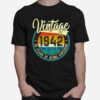 Distressed Vintage 1942 79Th Birthday 79 Yrs Old T-Shirt