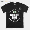 Divison Champion Won Not Done Green Bay Packers T-Shirt