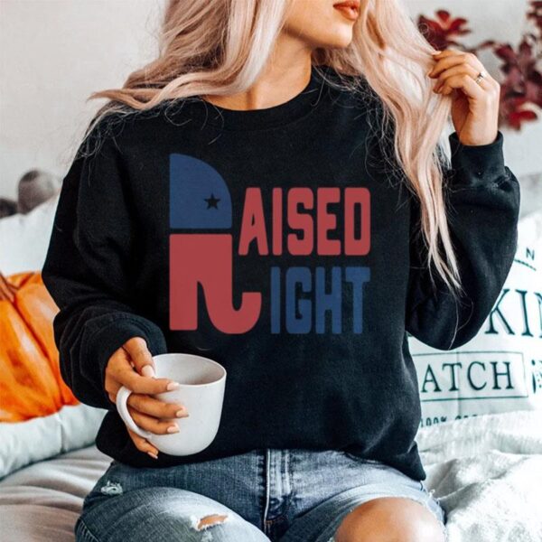 Donald Trump Raised Right Sweater