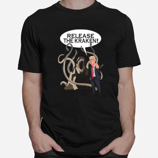 Donald Trump Release The Kraken Monster Octopus Skull T-Shirt