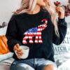 Donald Trump Republican Elephant American Flag Independence Day Sweater