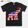 Donald Trump Republican Elephant American Flag Independence Day T-Shirt