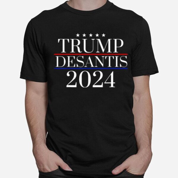 Donald Trump Ron Desantis 2024 President Campaign Election T-Shirt