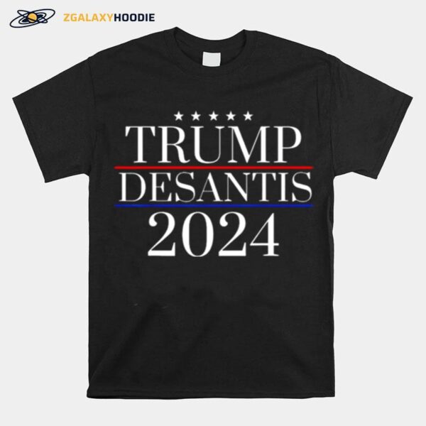 Donald Trump Ron Desantis 2024 President Campaign Election T-Shirt