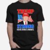 Donald Trump Strong Faith Family America Flag T-Shirt