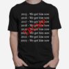 Donald Trump We Got Him Now For 8 Years T-Shirt