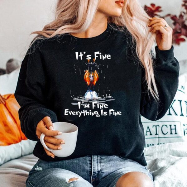 Donkey Its Fine Im Fine Everything Is Fine Sweater