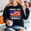 Donkey Pox The Disease Destroying America Halloween Sweater