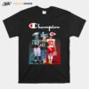 Donna Kelce Travis Kelce And Jason Kelce Champion Super Bowl Lvii Signatures T-Shirt