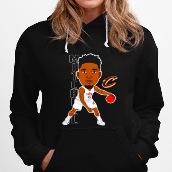 Donovan Mitchell Dribble By Cleveland Cavaliers Hoodie