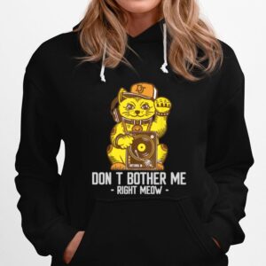 Dont Bother Me Right Meow Video Gamer Cat Hoodie