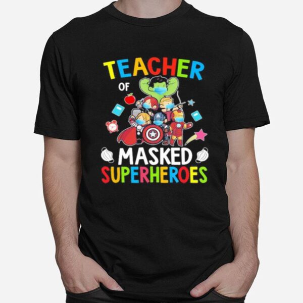 Eacher Masked Superheroes Marvel T-Shirt