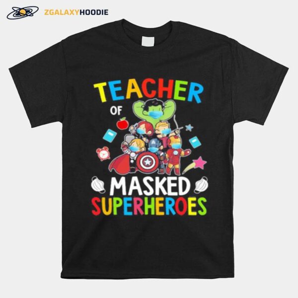 Eacher Masked Superheroes Marvel T-Shirt