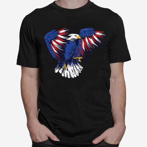 Eagle American Flag 4Th Of July T-Shirt