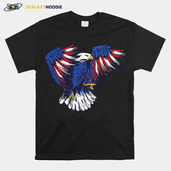 Eagle American Flag 4Th Of July T-Shirt