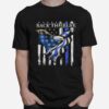 Eagle Back The Blue American Flag T-Shirt