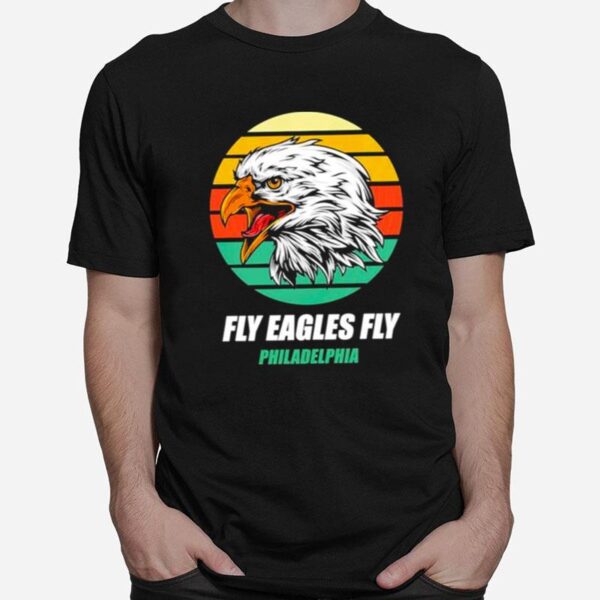 Eagle Head Fly Eagles Fly Philadelphia Football T-Shirt