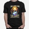 Eagle I Am A Simple Man I Like Cowboys And Believe In Jesus T-Shirt