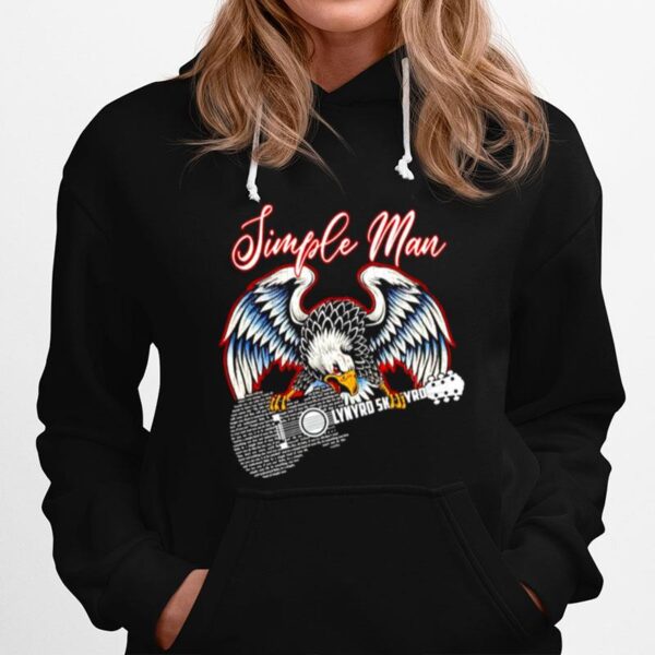 Eagle Lynyrd Skynyrd Simple Man Guitar Hoodie