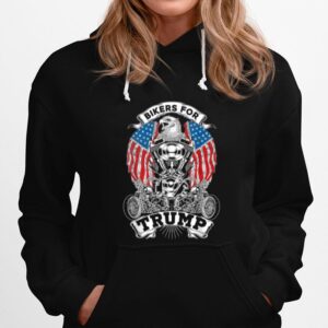 Eaglebikersfortrumpamericanflag Hoodie