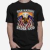 Eagles American Flag One Nation Under God T-Shirt