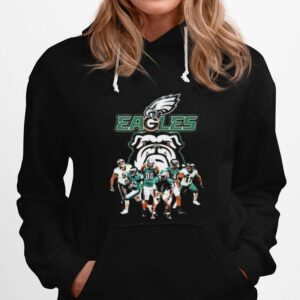 Eagles Dawgs Philadelphia Eagles And Georgia Bulldogs Players Hoodie