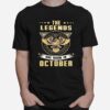 Eagles The Legends Are Born In October T-Shirt