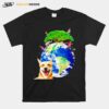 Earth And Nature Biodiversity On A Transparent Background T-Shirt