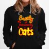 Easily Distracted By Cats Hoodie