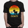 Easily Distracted By Goats Vintage T-Shirt