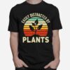 Easily Distracted By Plants Vintage T-Shirt