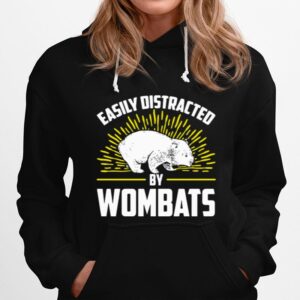 Easily Distracted By Wombats Wombat Hoodie