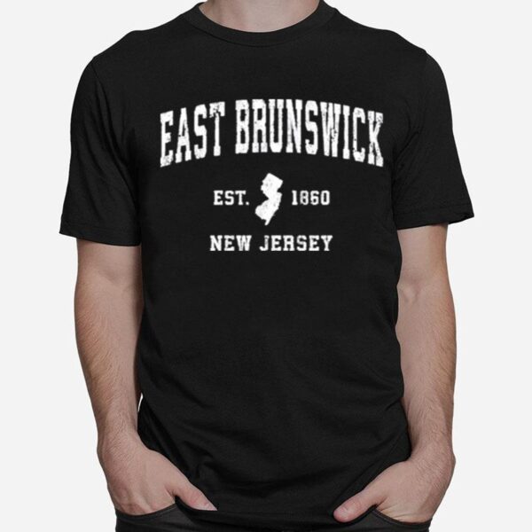 East Brunswick New Jersey Nj Vintage Athletic T-Shirt