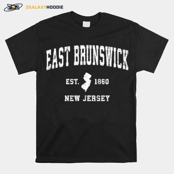 East Brunswick New Jersey Nj Vintage Athletic T-Shirt