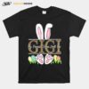 Easter Bunny Ears My Favorite Peeps Call Me Gigi Leopard T-Shirt