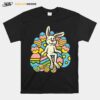 Easter Bunny Rabbit On Eggs Cute Egg Hunting T-Shirt