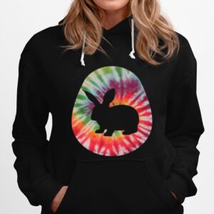 Easter Tie Dye Egg Bunny Hippie Hoodie