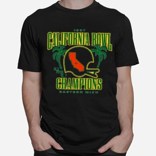 Eastern Michigan 1987 California Bowl T-Shirt