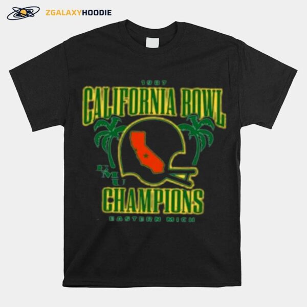 Eastern Michigan 1987 California Bowl T-Shirt