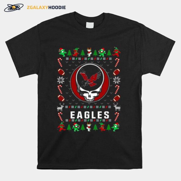 Eastern Washington Eagles Grateful Dead Ugly Christmas T-Shirt