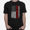 Fathers Day Best Dad Ever With Us American Flag T B09Zp4354D T-Shirt