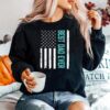 Fathers Day Best Dad Ever With Us American Flag Sweater